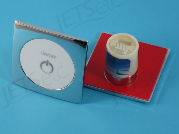 KEYPAD 1-TOUCH 2 1/4 IN. SQUARE - CHROME